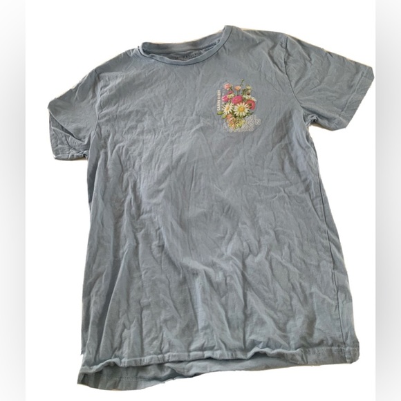 Ricky Singh Blue Floral T-shirt - Picture 1 of 2